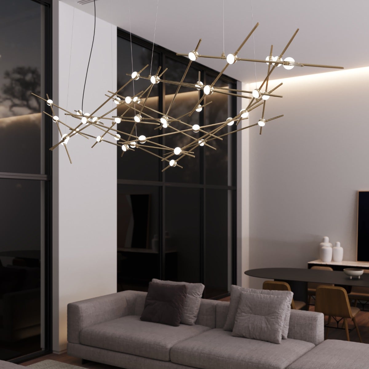 Constellation Ursa Major Chandelier (with 20' Cord)