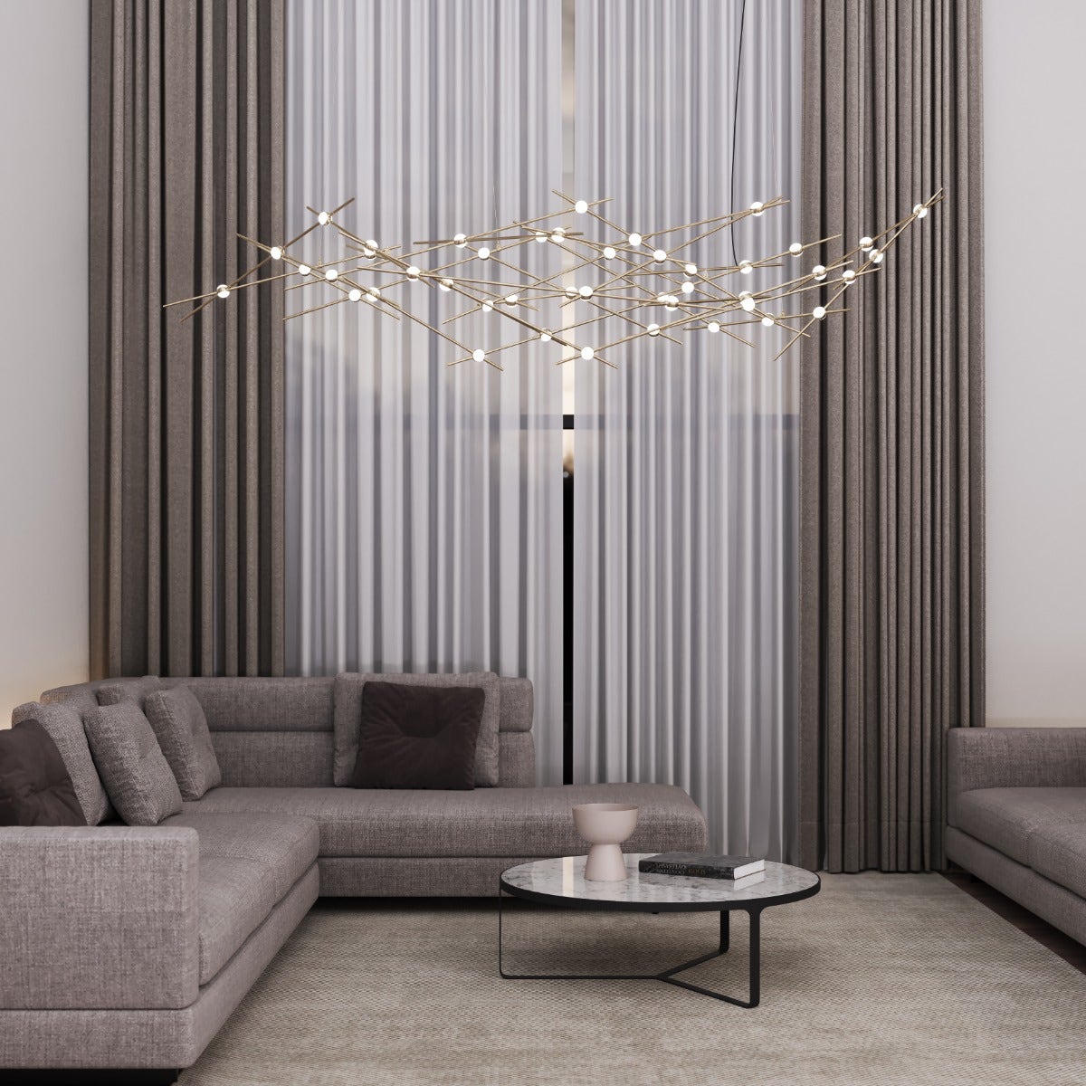 Constellation Ursa Major Chandelier (with 20' Cord)