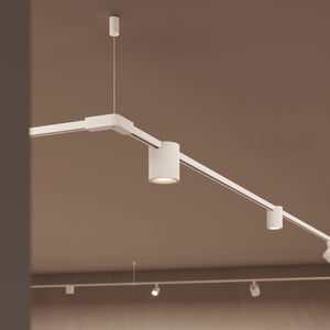 Suspenders 12' x 12' 1-Tier Path Square with Precise & Power Precise Smooth Cylinder Luminaires