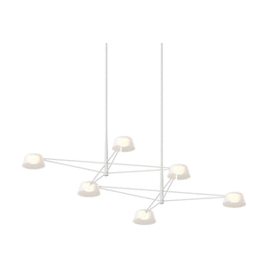 Ray 6-Light Rectangle Pendant