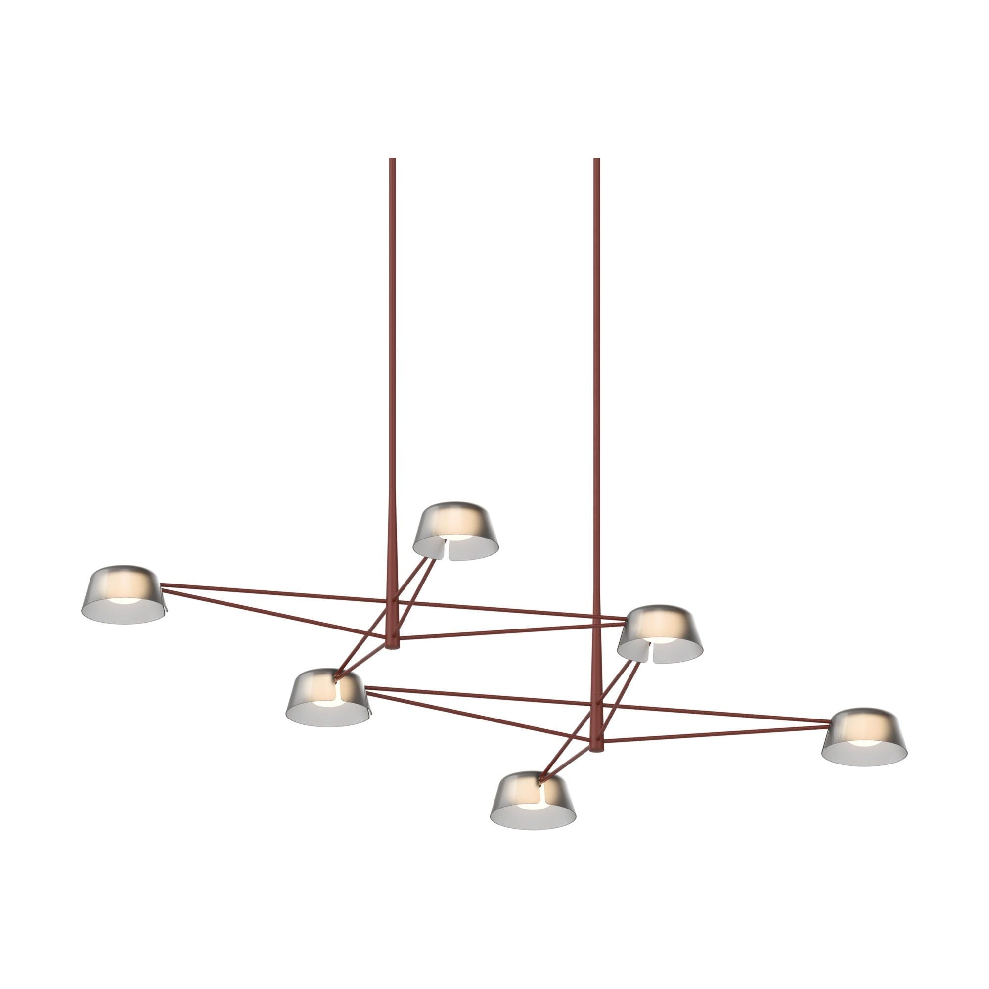 Ray 6-Light Rectangle Pendant