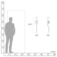 Sweeping Taper ADA Sconce