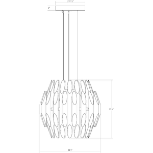 Chimes 2-Tier Pendant