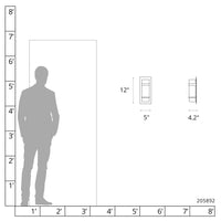 Banded with Bar Sconce