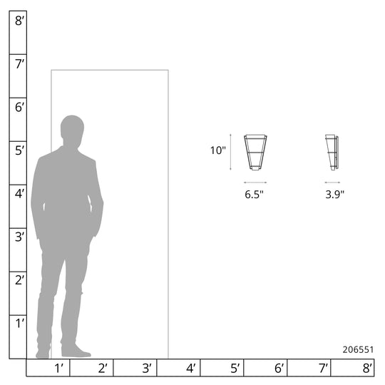 Suspended Half Cone Sconce