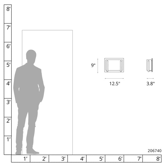 Forged Vertical Bars Sconce