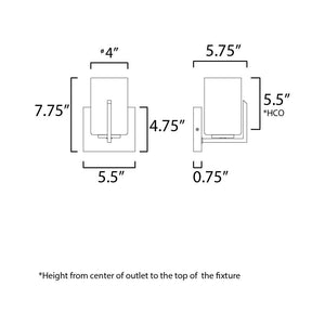 Dart 1-Light Wall Sconce