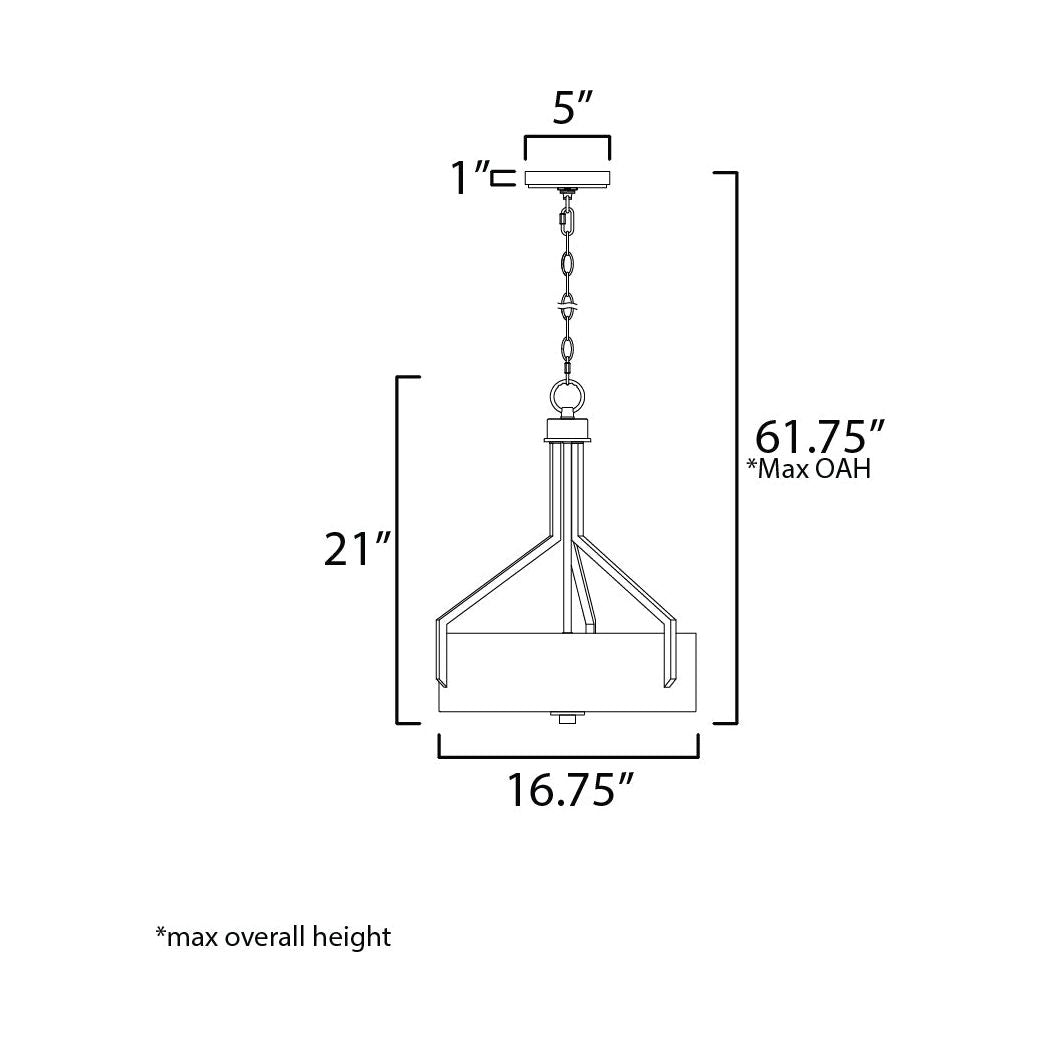 Dart 3-Light Pendant