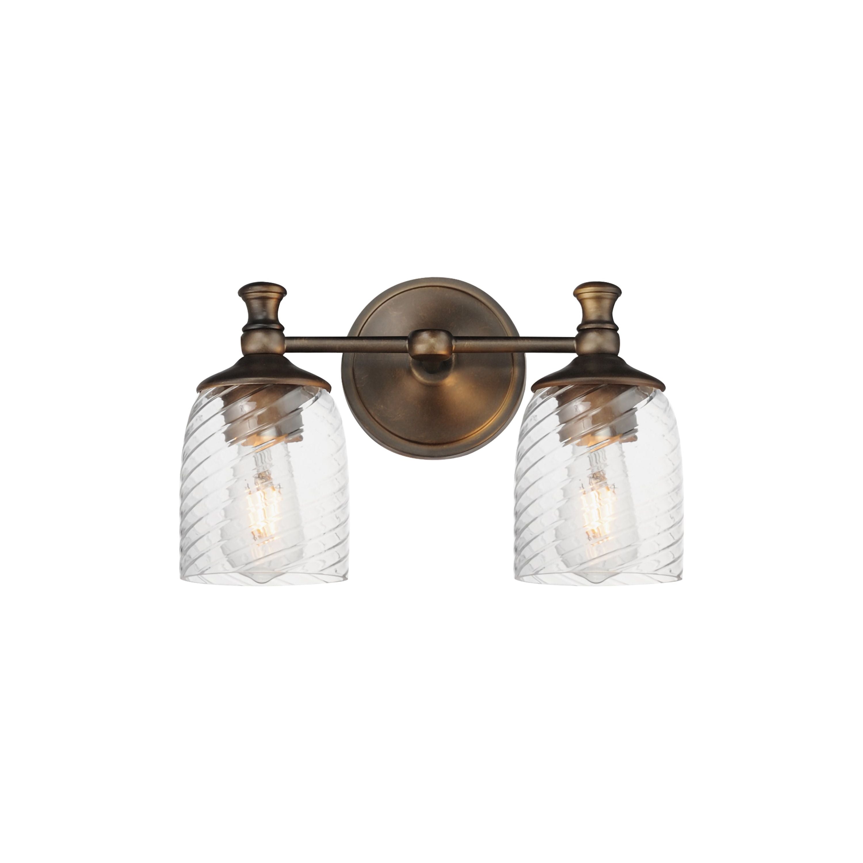 Swirl 2-Light Wall Sconce