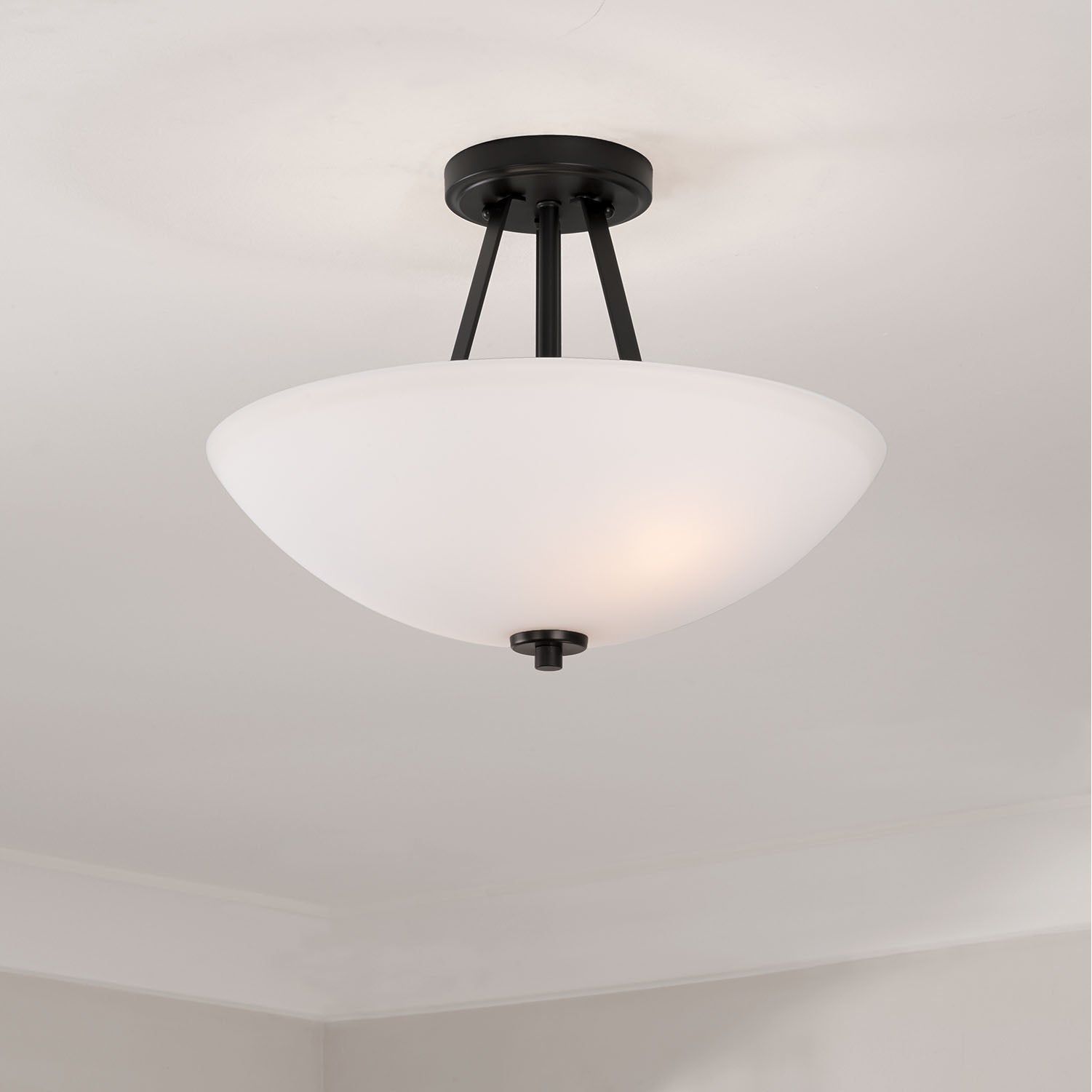 Stewart 2-Light Semi Flush Mount