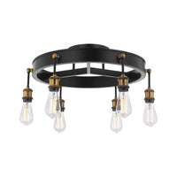 Belvedere 6-Light Semi Flush Mount
