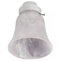 Alabaster Glass for Fan Light Kit