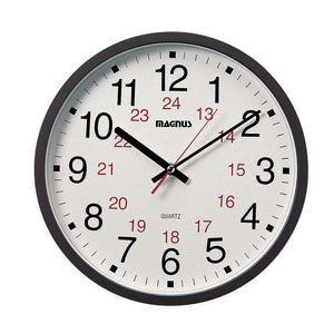 Magnus 12" Office Clock 12/24