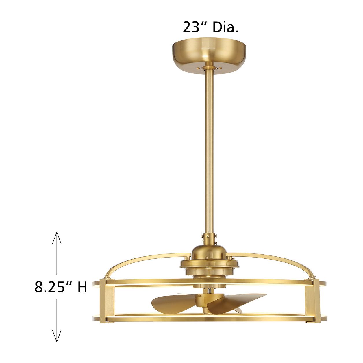 Vesta LED Fan D'Lier