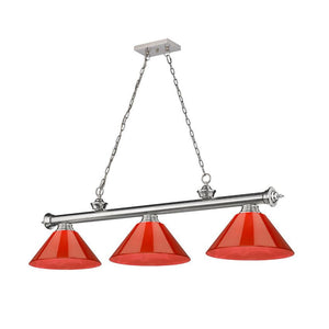 Cordon 3-Light Cone Billiard