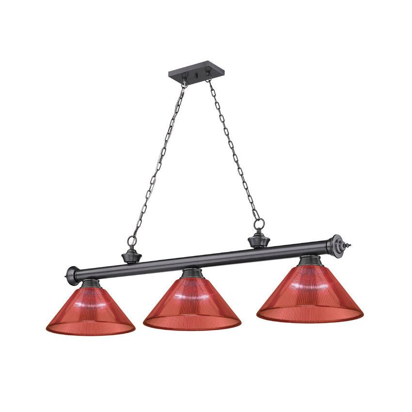 Cordon 3-Light Cone Billiard