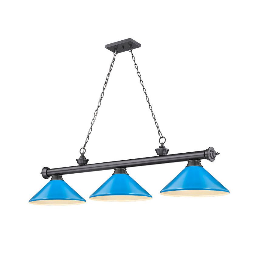 Cordon 3-Light Cone Billiard