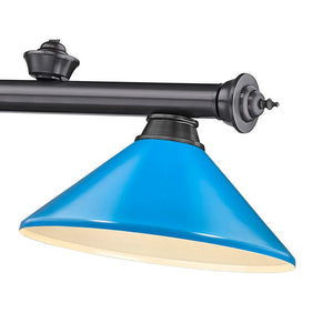 Cordon 3-Light Cone Billiard