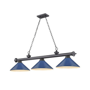 Cordon 3-Light Cone Billiard