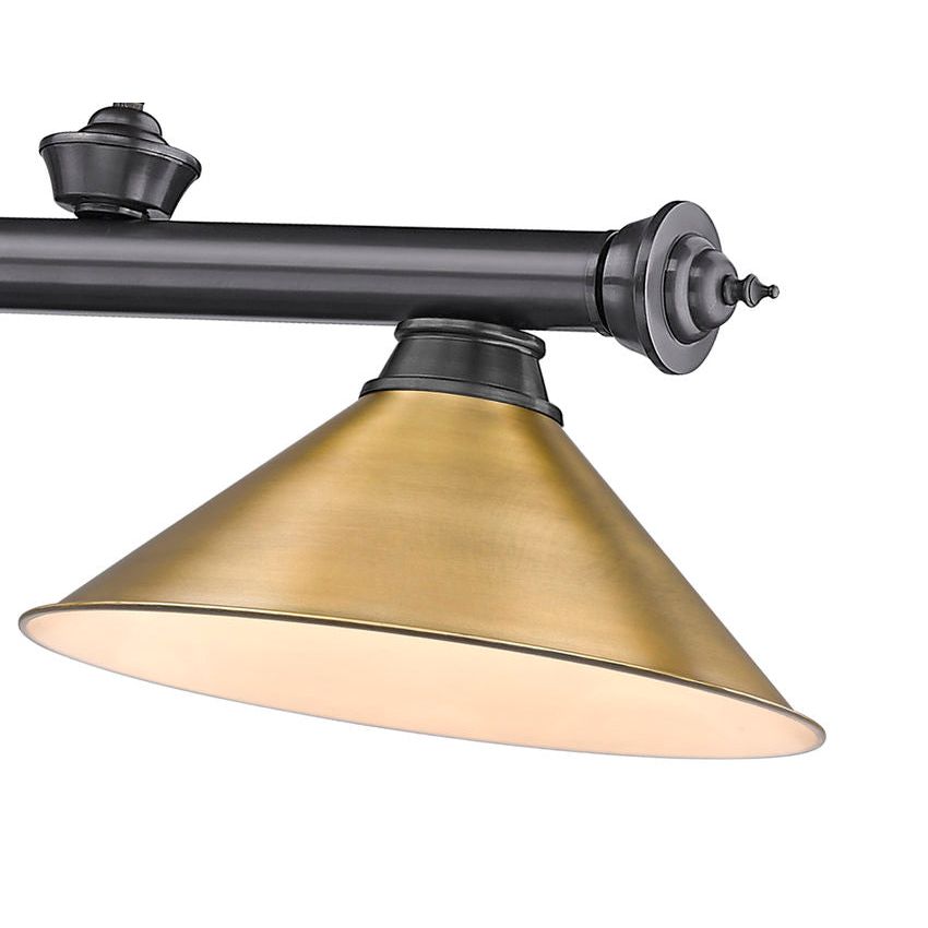 Cordon 3-Light Cone Billiard