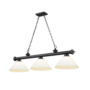 Cordon 3-Light Cone Billiard