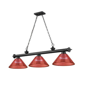 Cordon 3-Light Cone Billiard