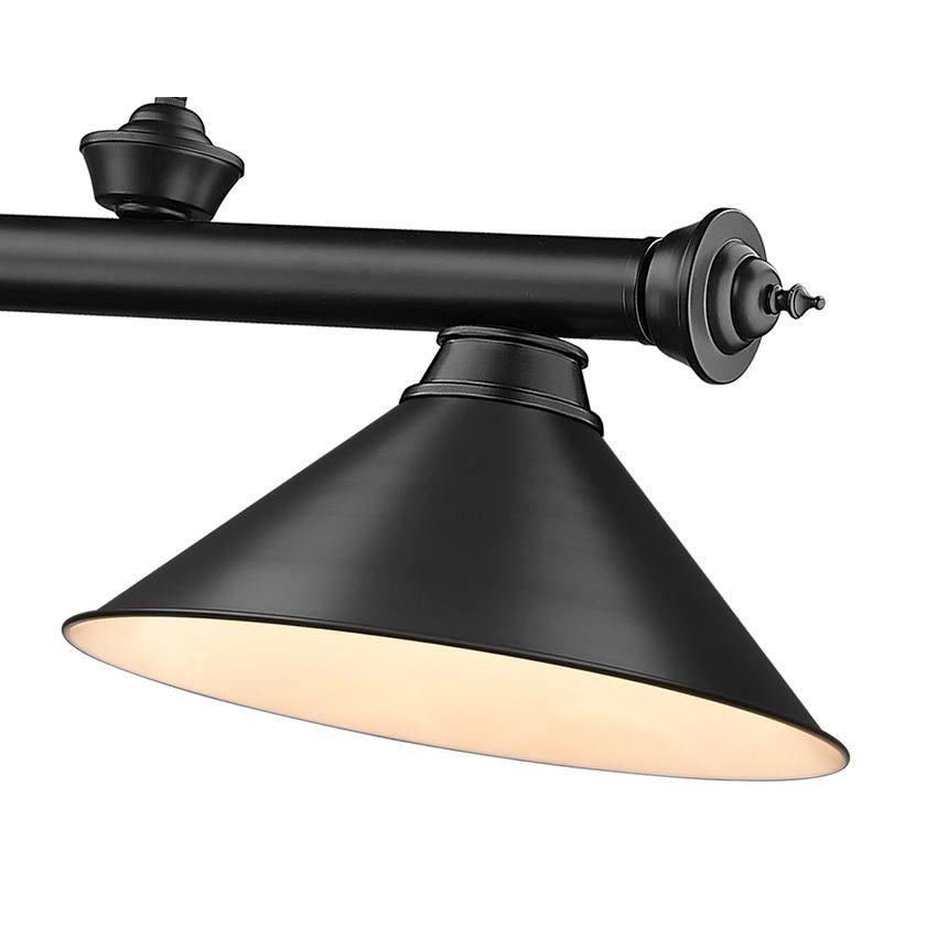 Cordon 3-Light Cone Billiard