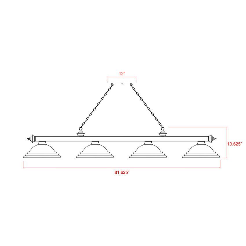 Cordon 4-Light Dome Billiard