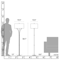 Contemporary Formae Floor Lamp