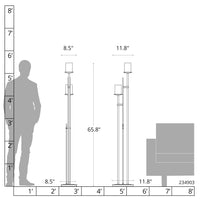 Rook Twin Floor Lamp