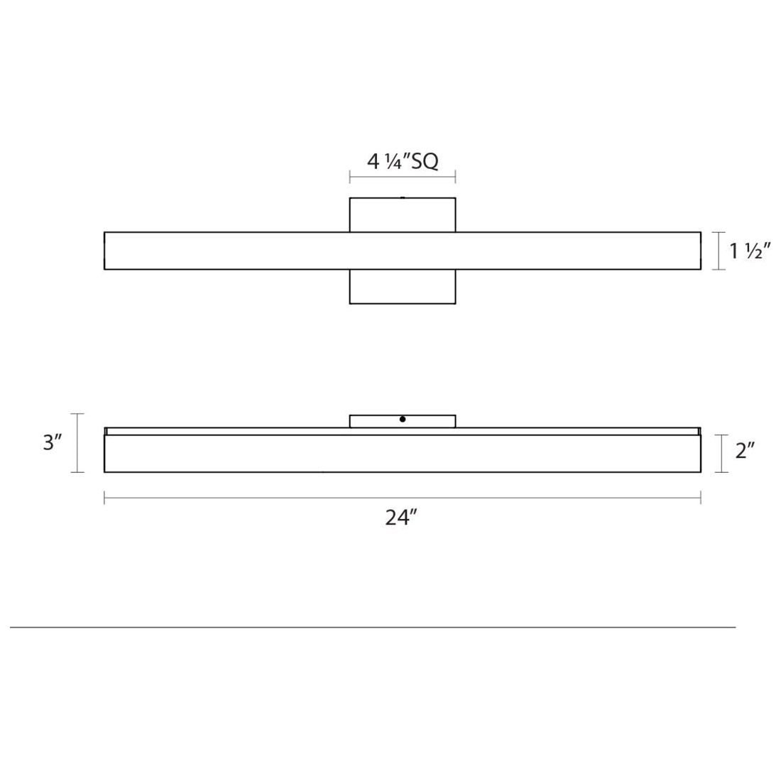 SQ-bar 24" LED Bath Bar