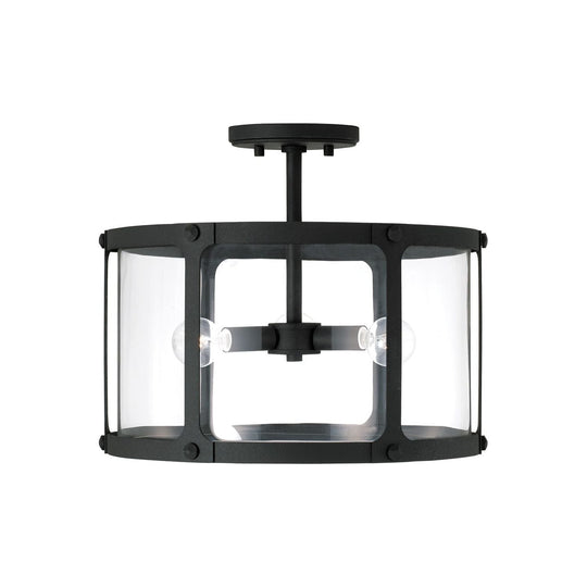Brennen 3-Light Semi Flush Mount