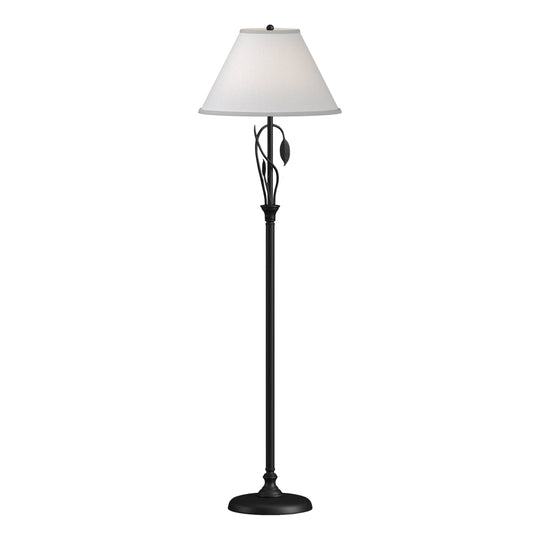 Forged Leaves and Vase Floor Lamp