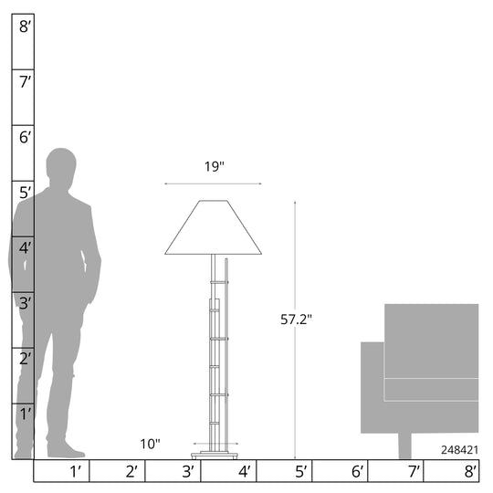 Metra Double Floor Lamp