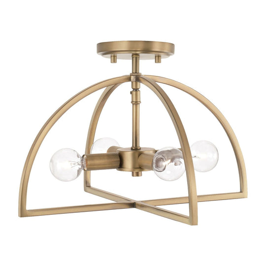 Lawson 4-Light Semi Flush Mount