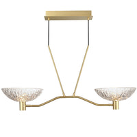 Metropolis 2-Light Linear Suspension
