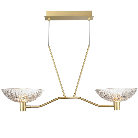 Metropolis 2-Light Linear Suspension