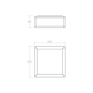 Cubix 1-Light Short LED Surface Mount