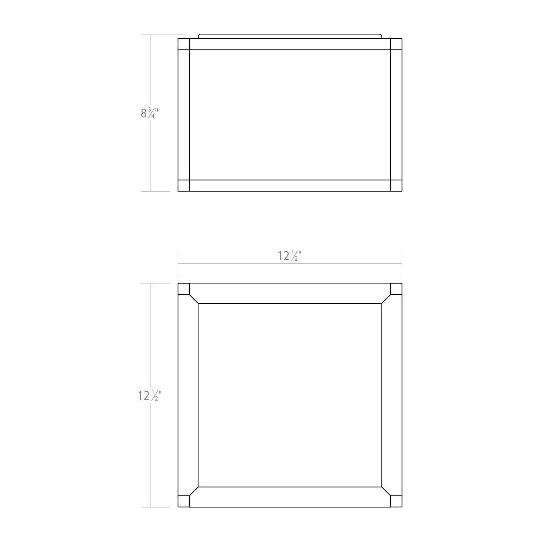 Cubix 1-Light Medium LED Surface Mount