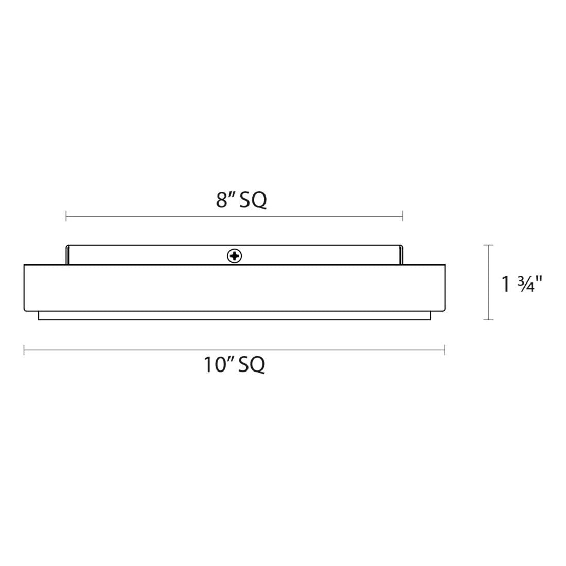 Dazzle 10" Square LED Surface Mount