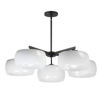 Glazed 5-Light Chandelier