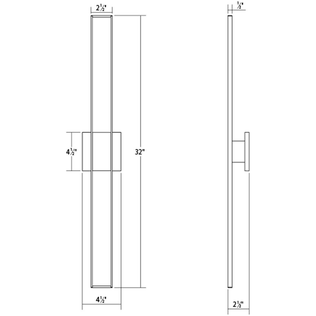 Planes 32" LED Double Sconce