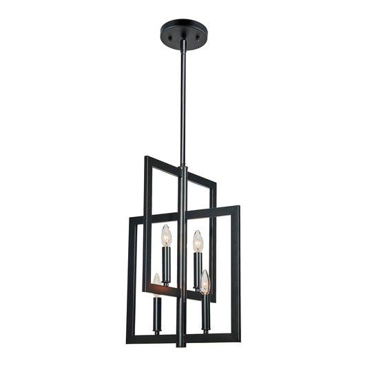 Carbon 4-Light Pendant