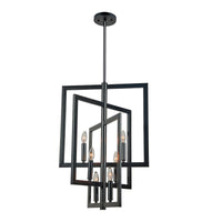 Carbon 6-Light Chandelier