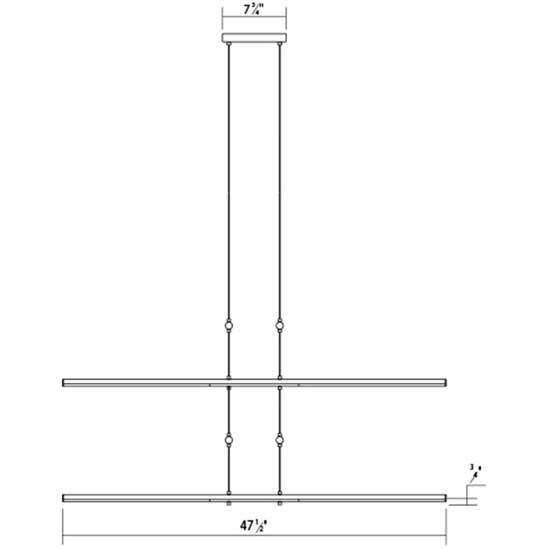 Tik-Tak Stack 4-Tier LED Pendant