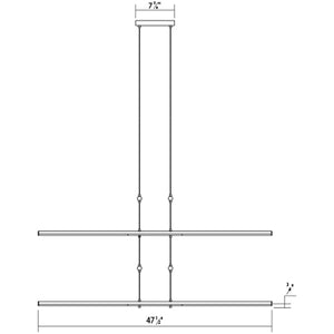 Tik-Tak Stack 4-Tier LED Pendant