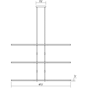 Tik-Tak Stack 5-Tier LED Pendant