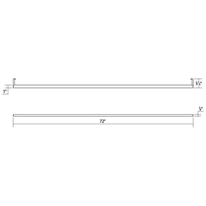 Thin-Line 6' LED Indirect Wall Bar
