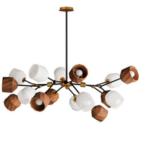 Akimbo 16-Light Pendant with LED Bulbs