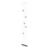 Abacus 5-Light Floor to Ceiling Plug-In LED Lamp
